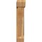 Ekena Millwork Traditional Slat Rough Sawn Bracket w/ Offset Brace, Western Red Cedar, 8"W x 34"D x 42"H BKT0806X34X42TRA06RWR - alternate 2